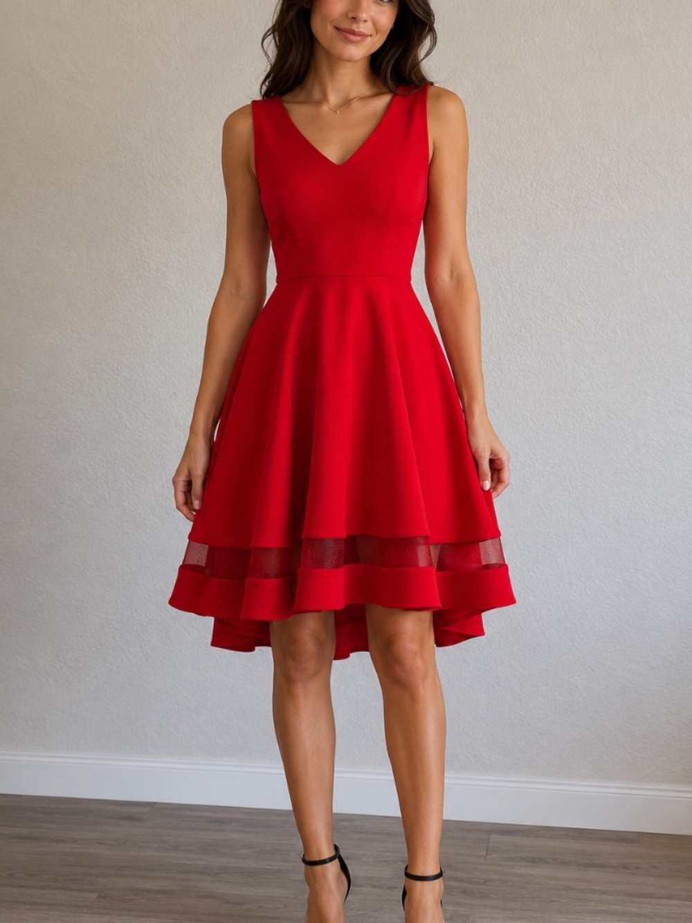 Fit & Flare high/low dress Size 3/4